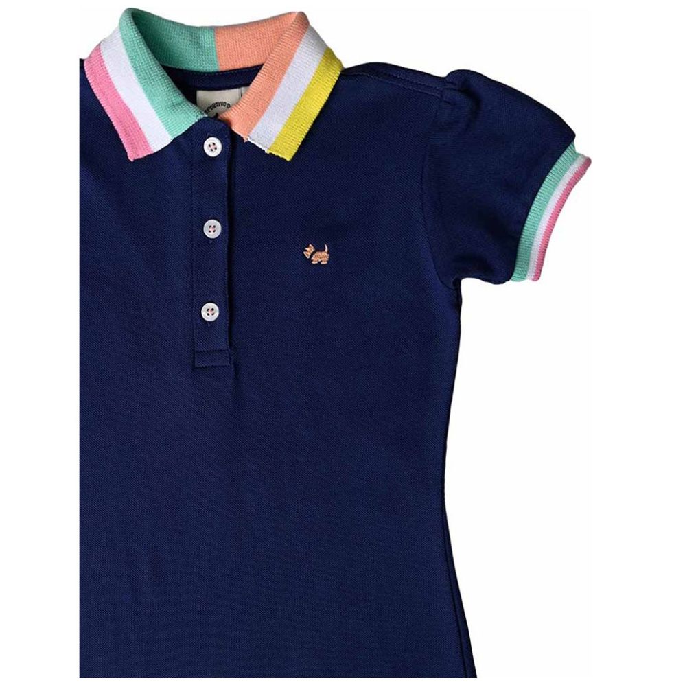 Vestido para Bebé Manga Corta Kaisy Cuello "v" Ferrioni