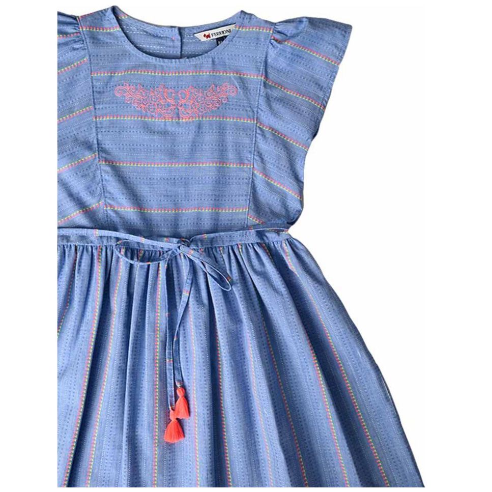 Vestido para Bebé Manga Corta Celestia Ferrioni