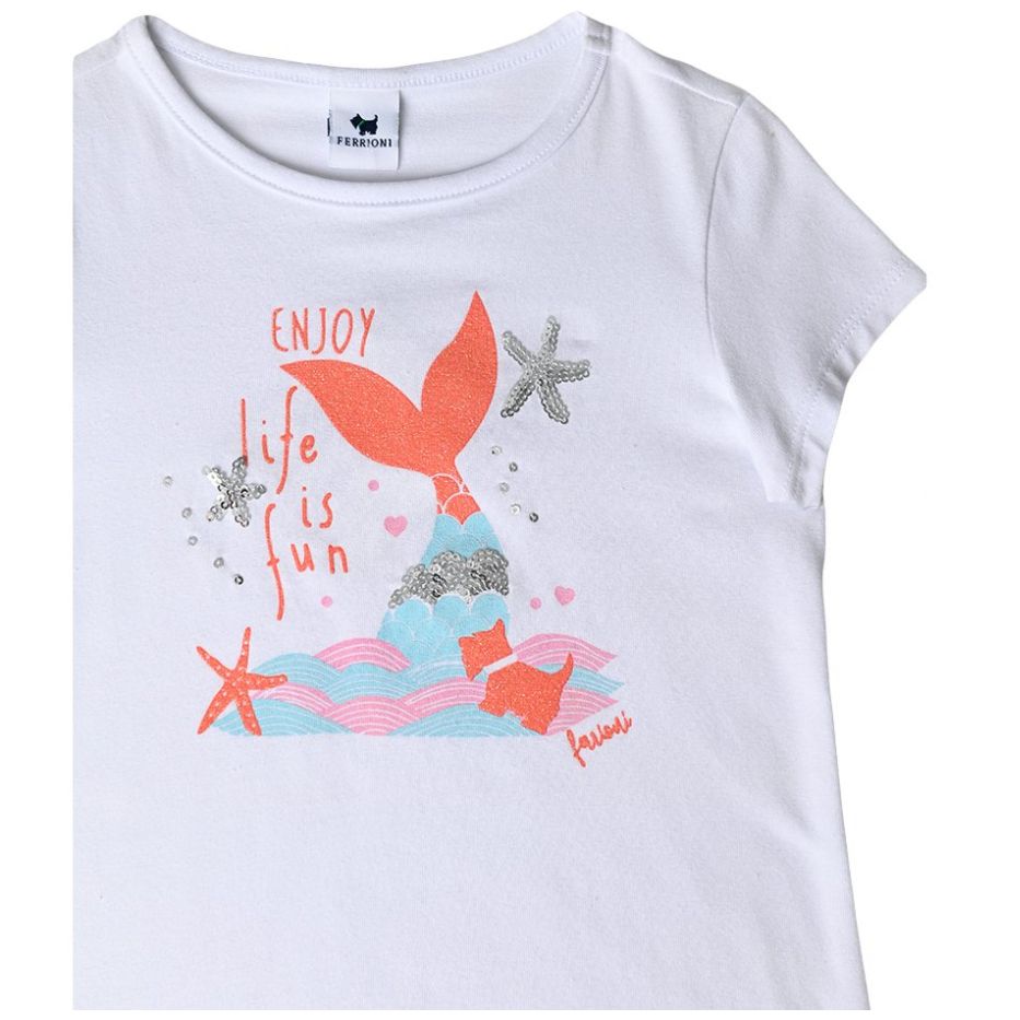 Playera para Niña Manga Corta Kapalua Ferrioni