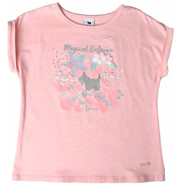 Playera para Bebé Manga Corta Hibiscus Ferrioni