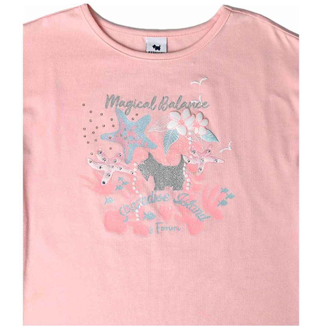 Playera para Bebé Manga Corta Hibiscus Ferrioni