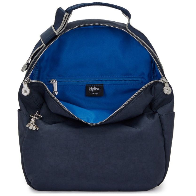 Mochila Kipling Ivano Blue Bleu De23 para Mujer