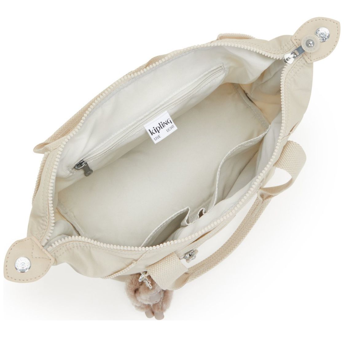 Bolso Kipling Art Mini Beige Pearl para Mujer