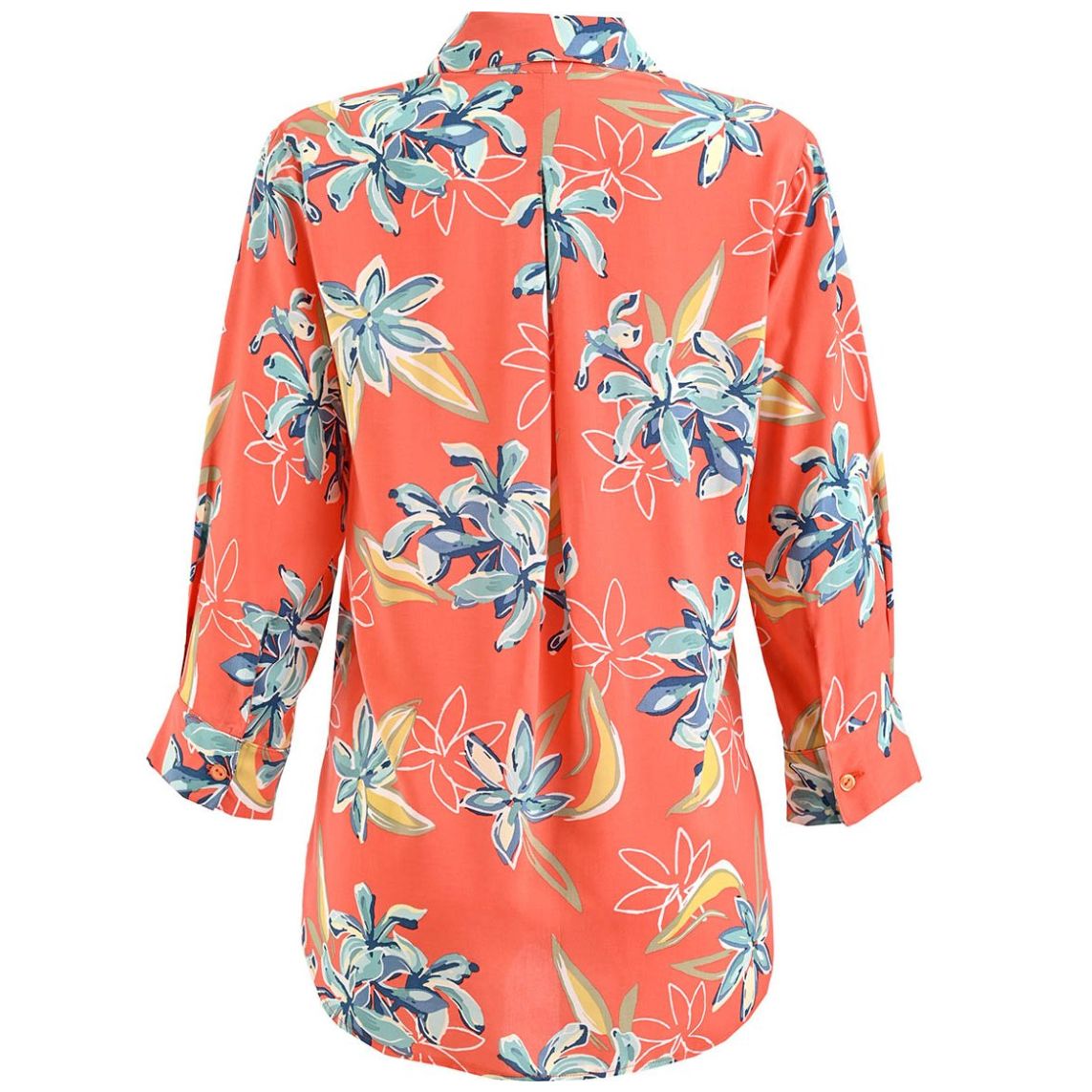 Blusa Manga Larga con Cuello Camisero Life Styler para Mujer