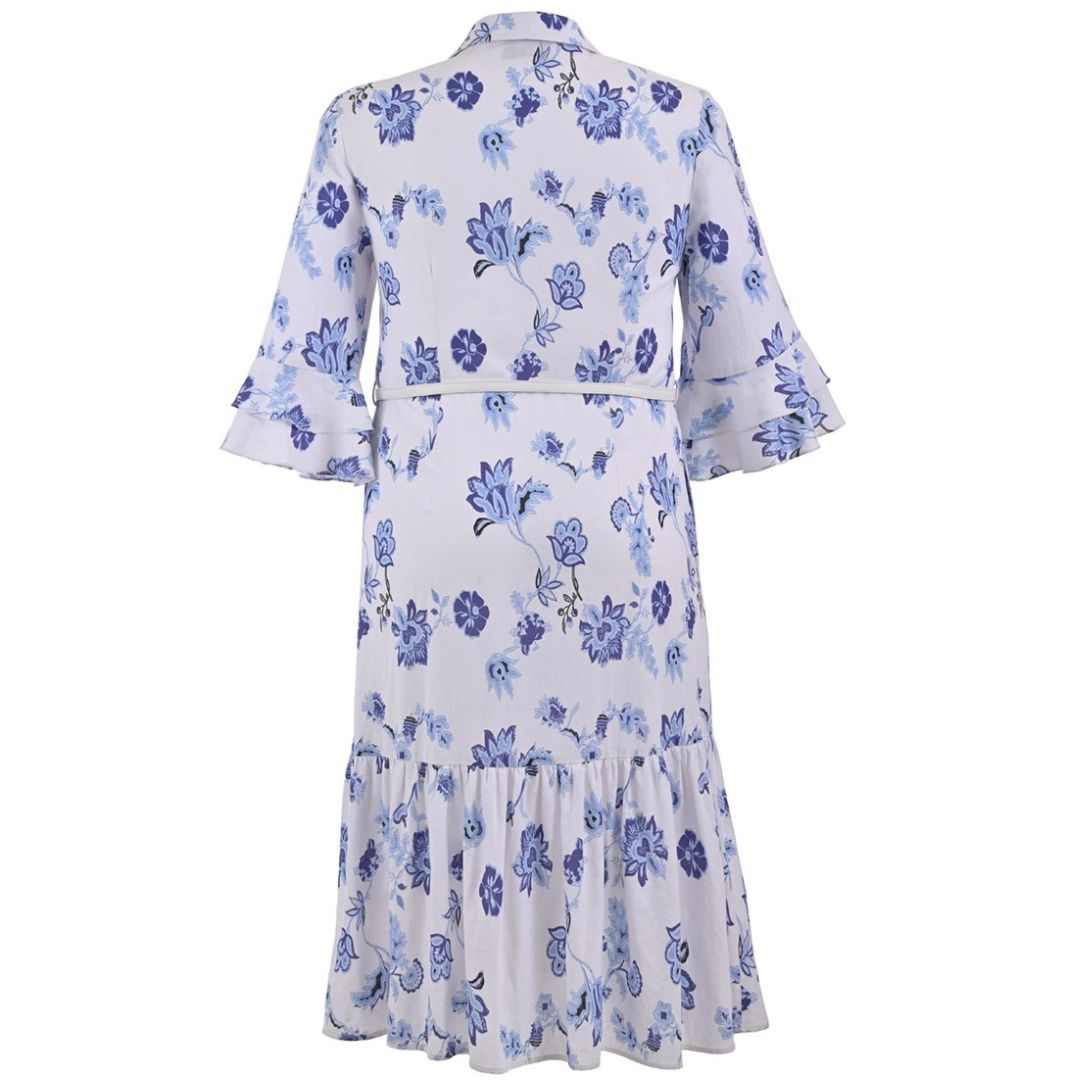 Vestido Largo Floreado Polo Club para Mujer