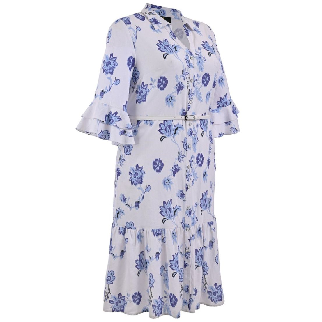 Vestido Largo Floreado Polo Club para Mujer