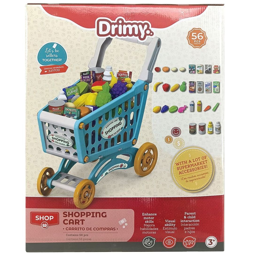 Carrito de Compras Drimy con 56 Accesorios