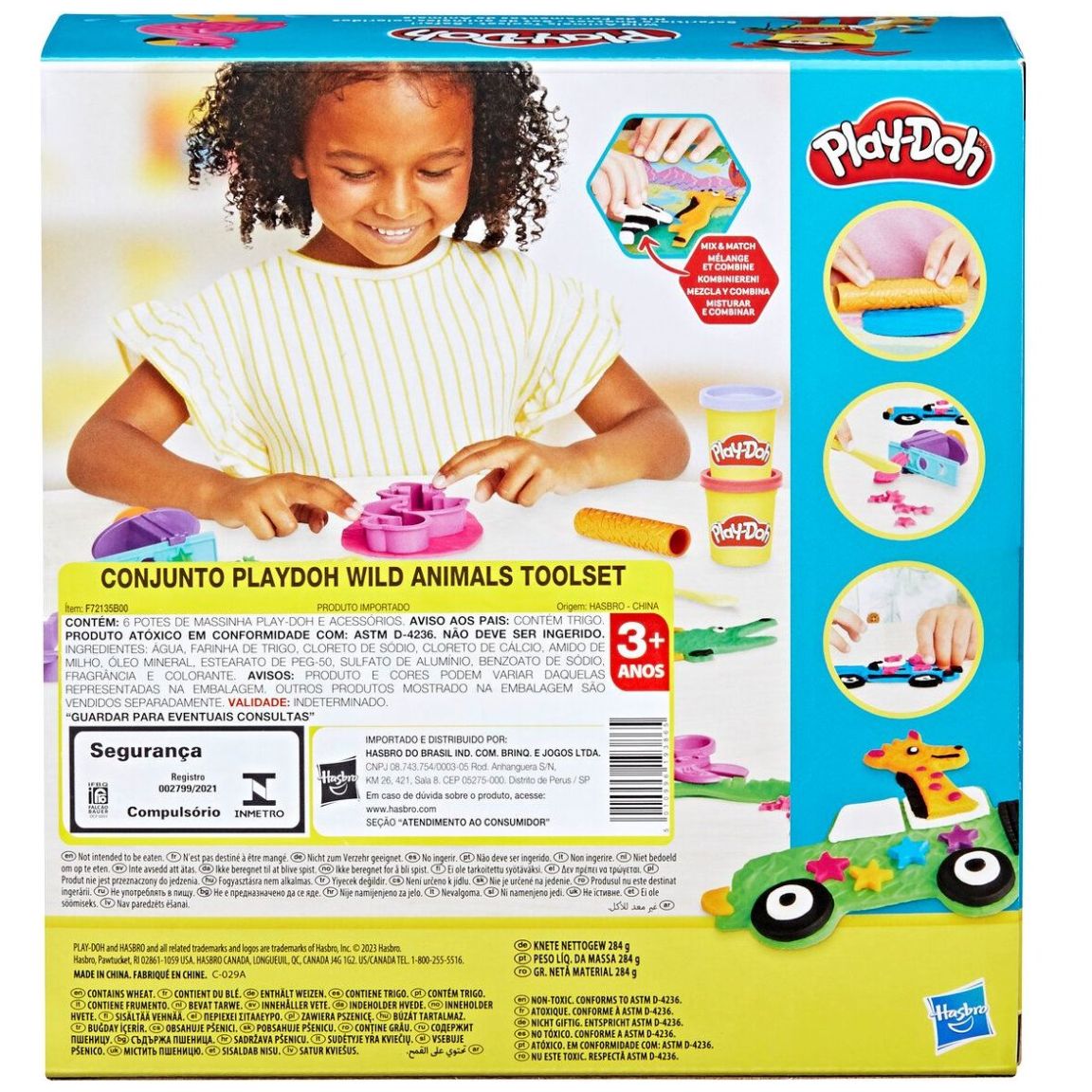 Set de Juego Pd Animales Coloridos