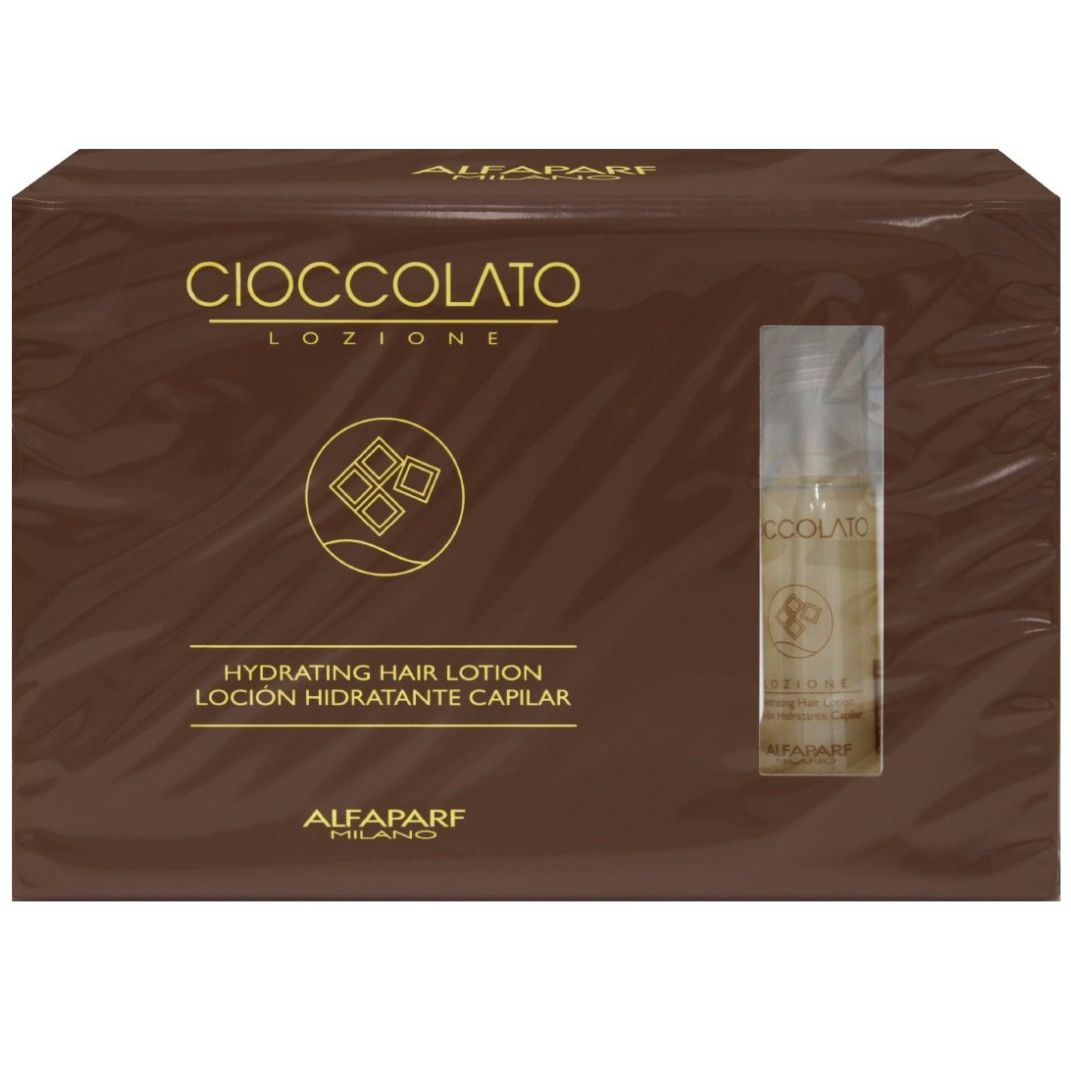 Loción Capilar Ampolletas Chocolate Alfaparf Milano 12X13 Ml