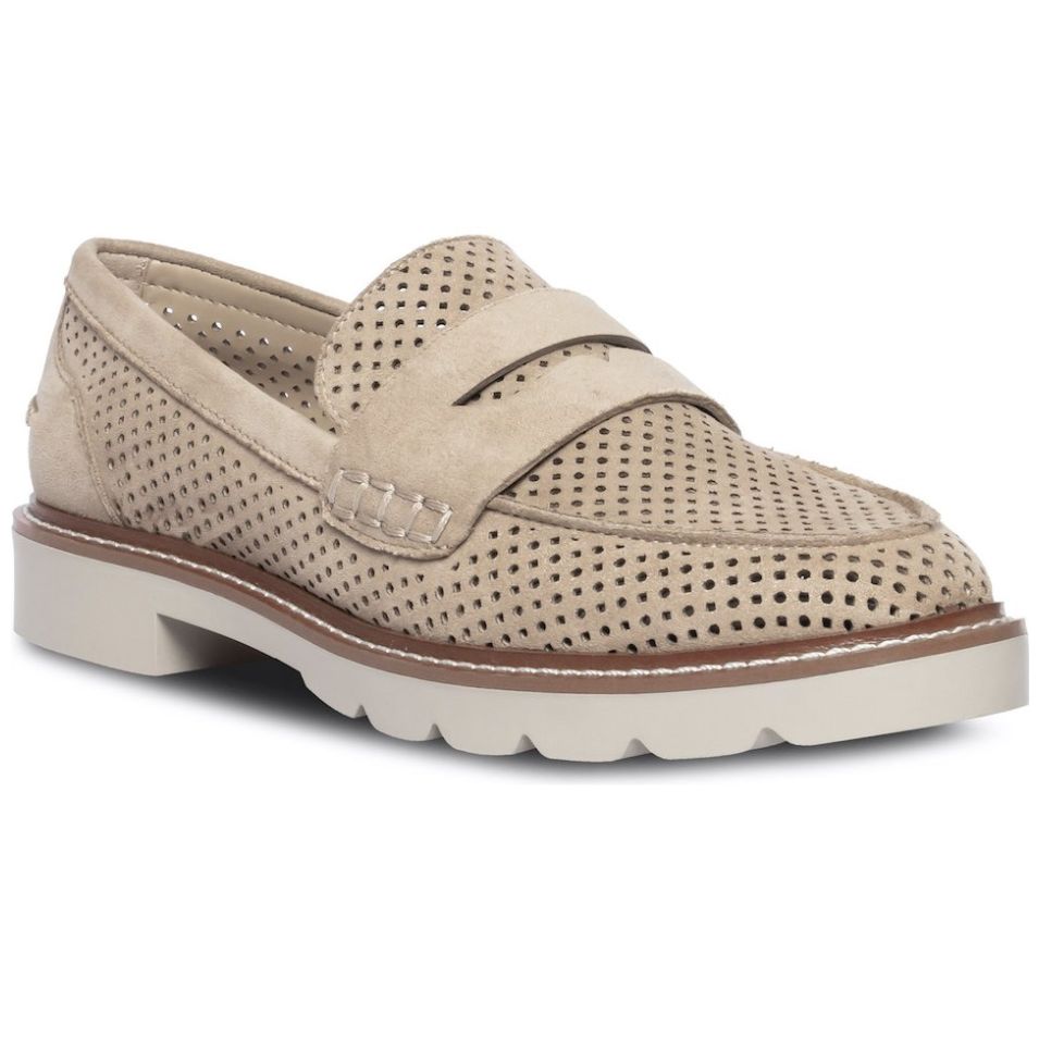 Mocasín con Puntos y Antifaz Café Anne Klein para Mujer