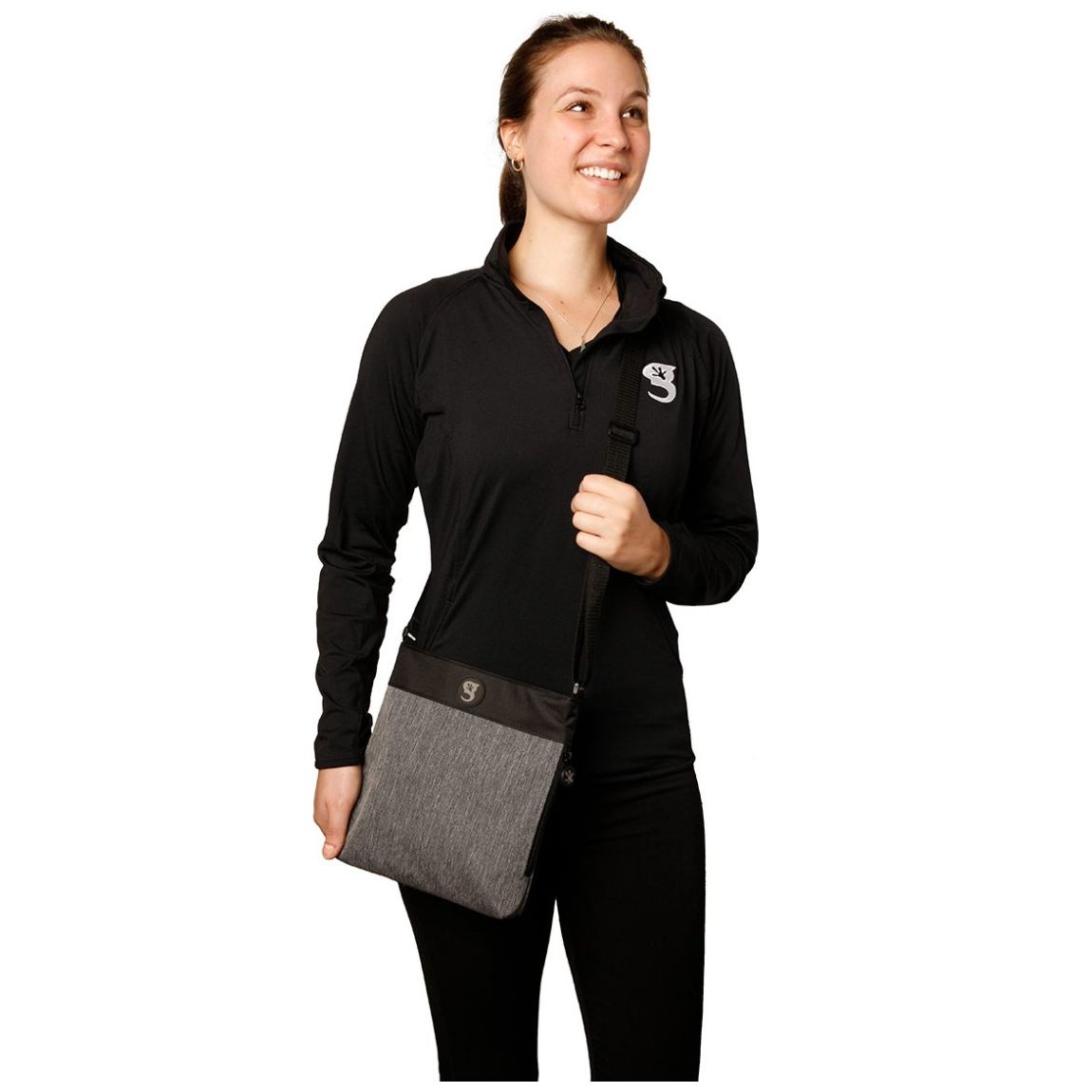 Bolso Cruzado Gris Every Day Geckobrands