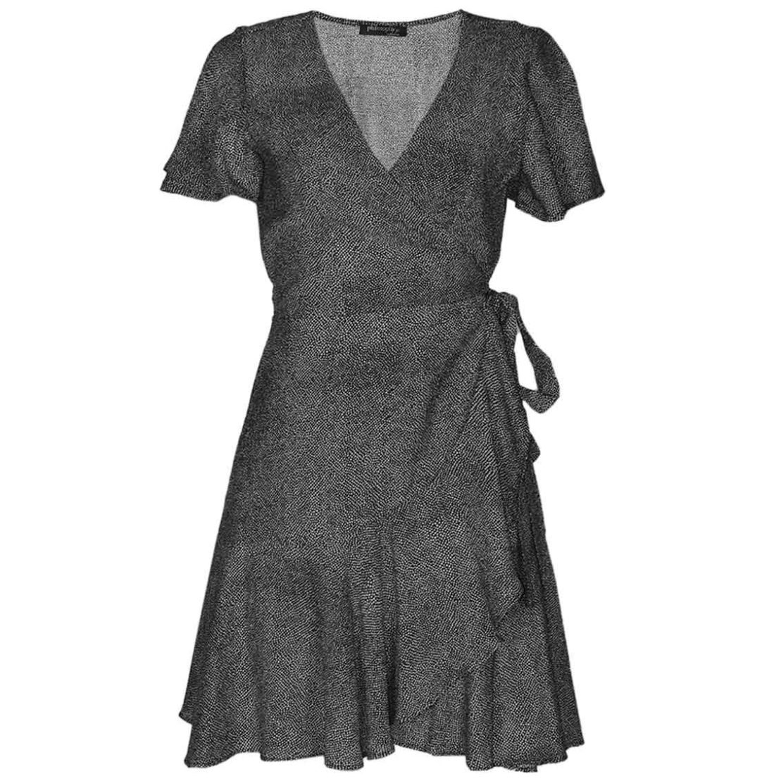 Vestido Corto con Olanes para Mujer Philosophy Jr Collec
