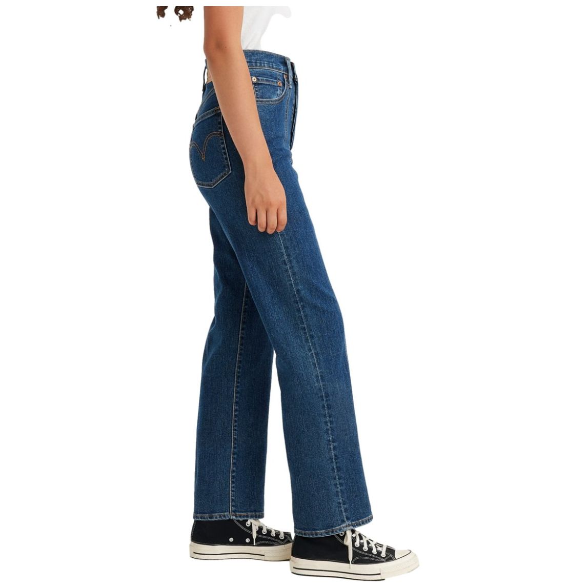 Jeans Ribcage Straight Front Seam para Mujer Levis