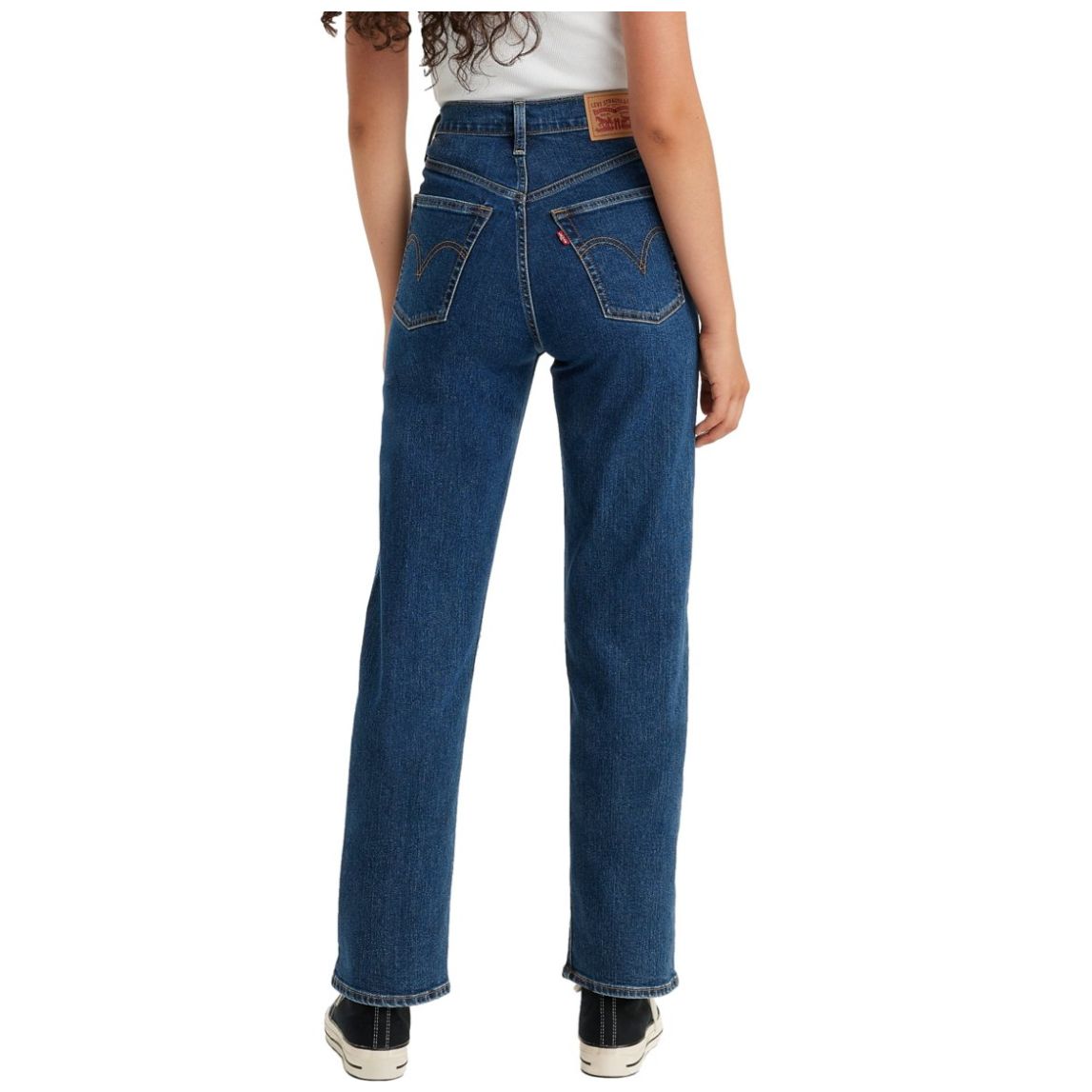 Jeans Ribcage Straight Front Seam para Mujer Levis