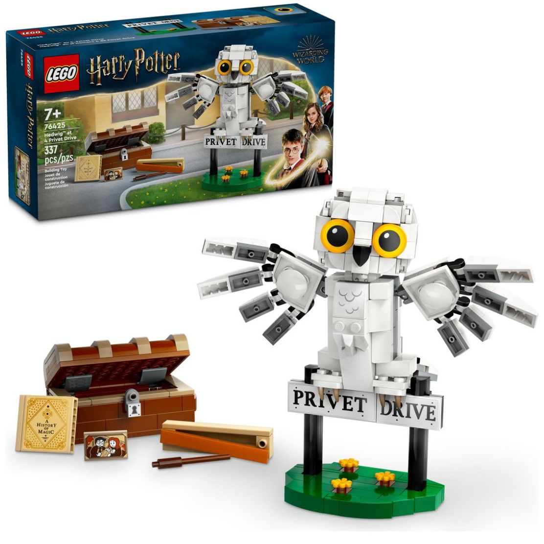 Lego® Hedwig™ en el Número 4 de Privet Drive