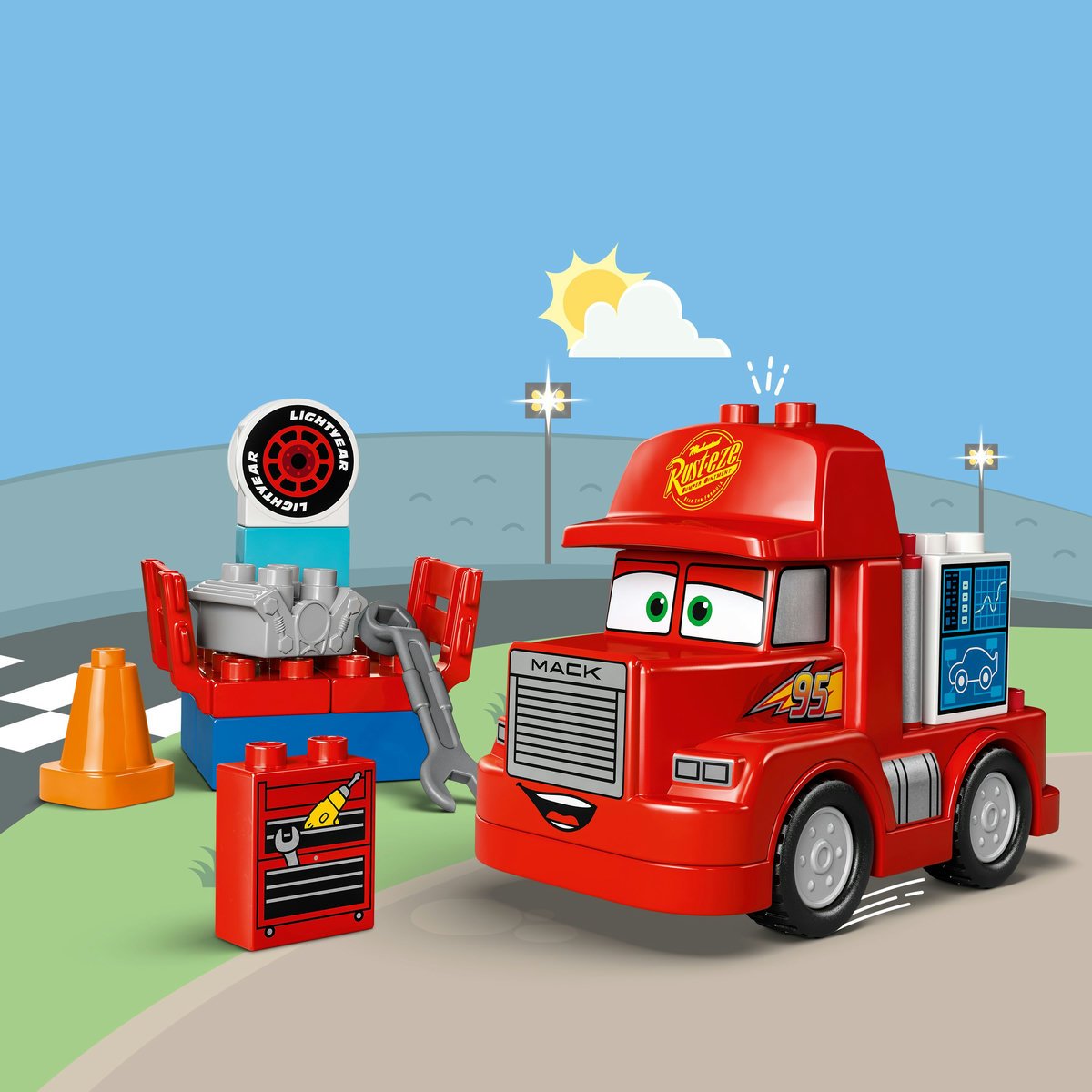 Lego® Mack en las Carreras