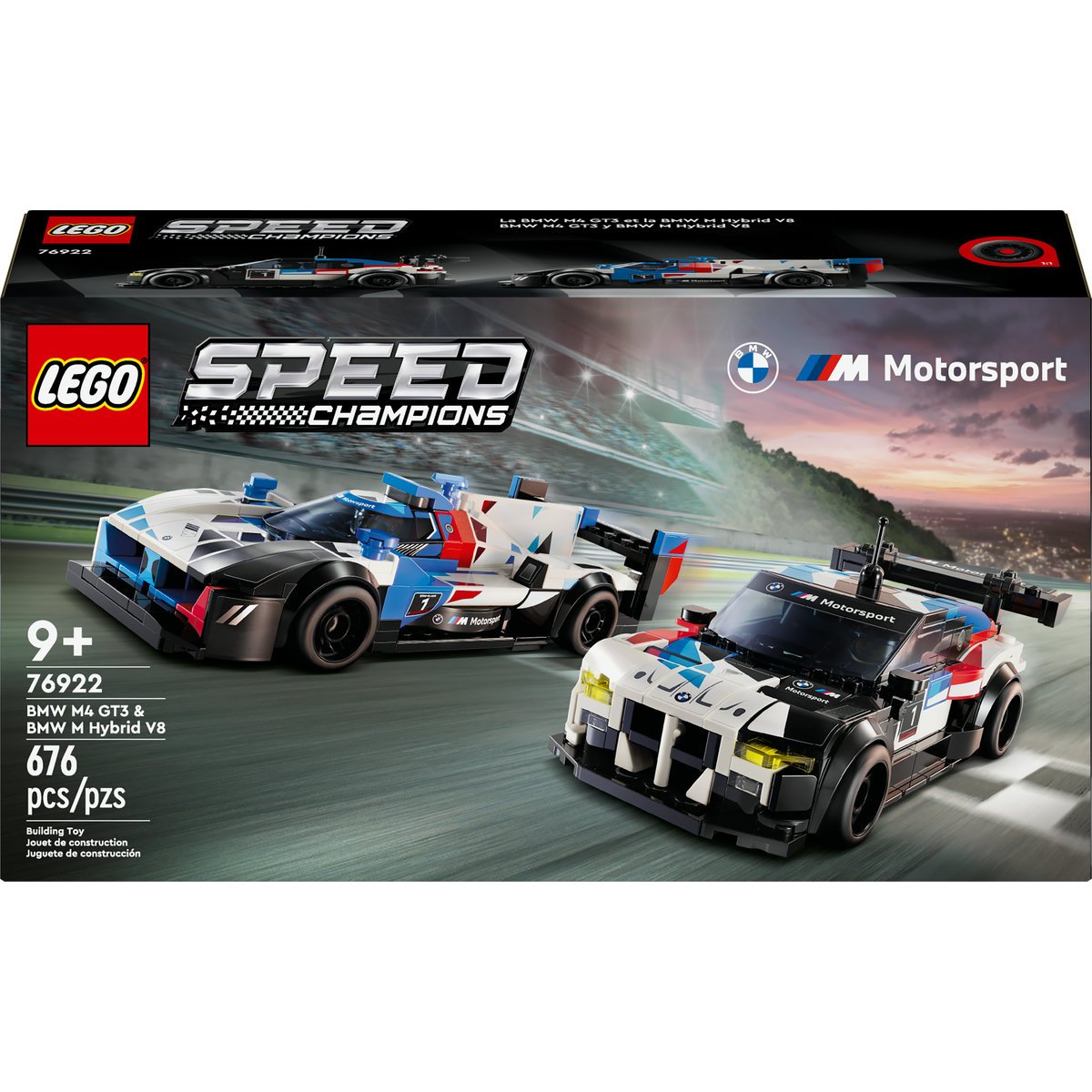 Lego® Autos de Carreras Bmw M4 Gt3 y Bmw M Hybrid V8
