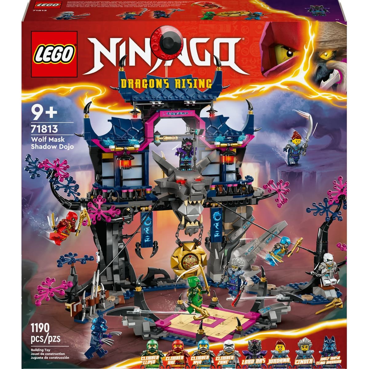 Lego® Dojo Sombrío de la Máscara de Lobo