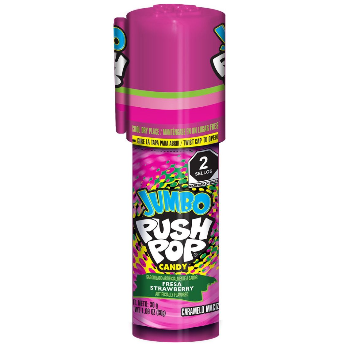 Bazooka Push Pop Jumbo 30G