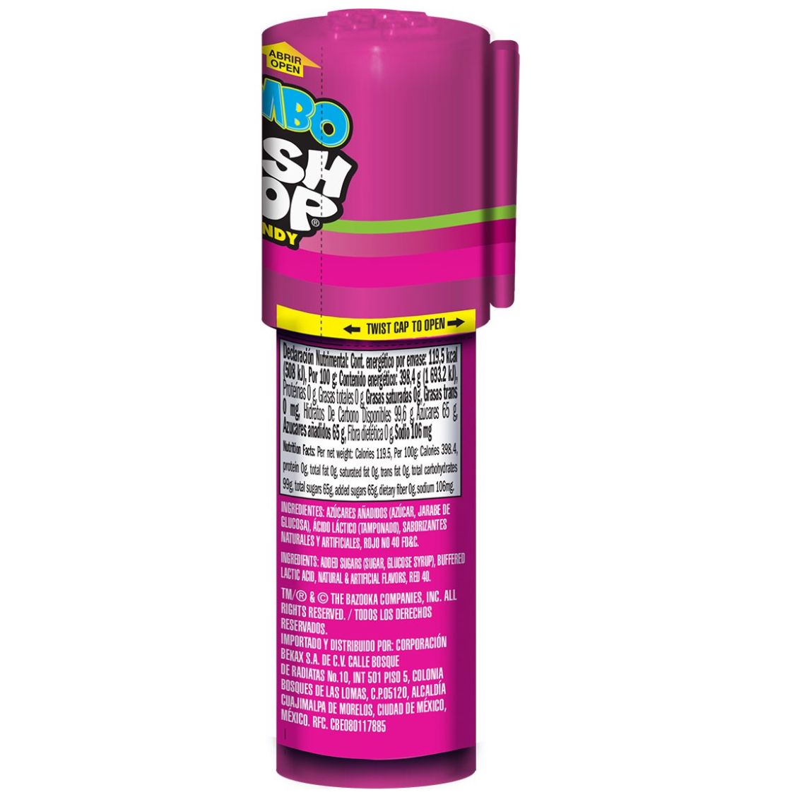 Bazooka Push Pop Jumbo 30G