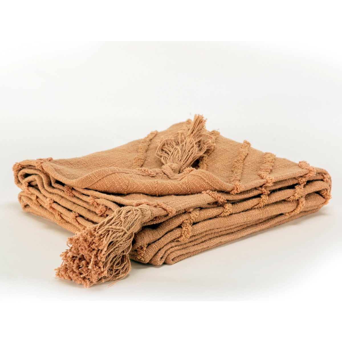 Frazada Home & Details Boho 127X152Cm Terracota