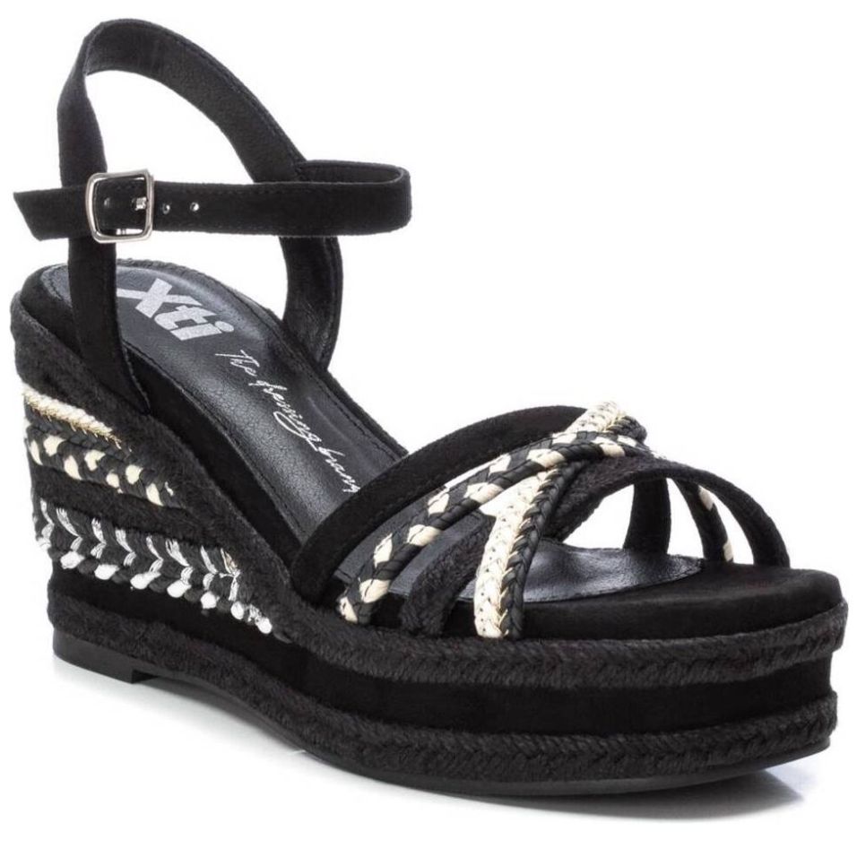 Sandalia Xti Cuña Plataforma Tejida para Mujer