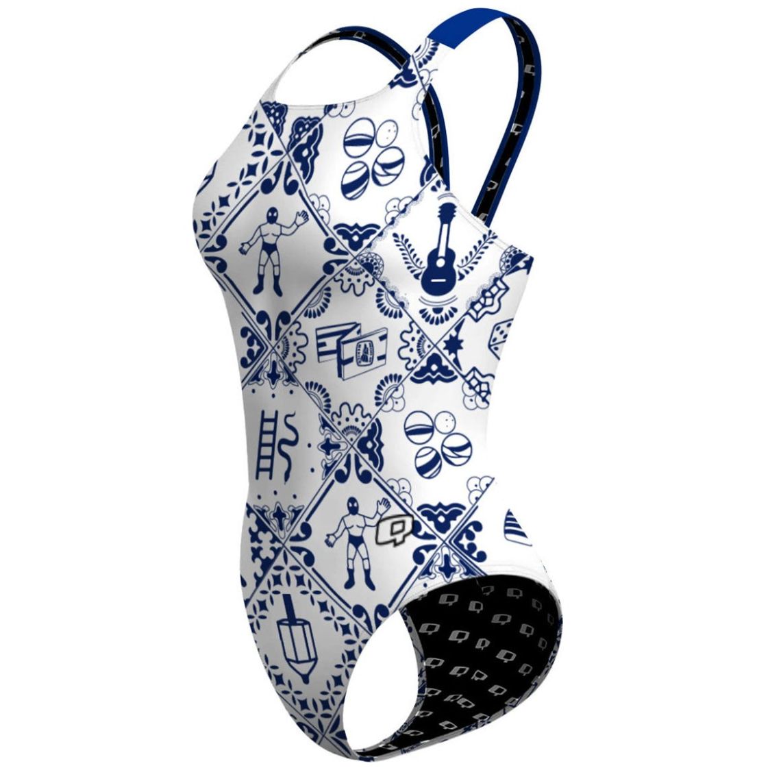 Traje de Baño Aquazone Estampado Talavera para Mujer