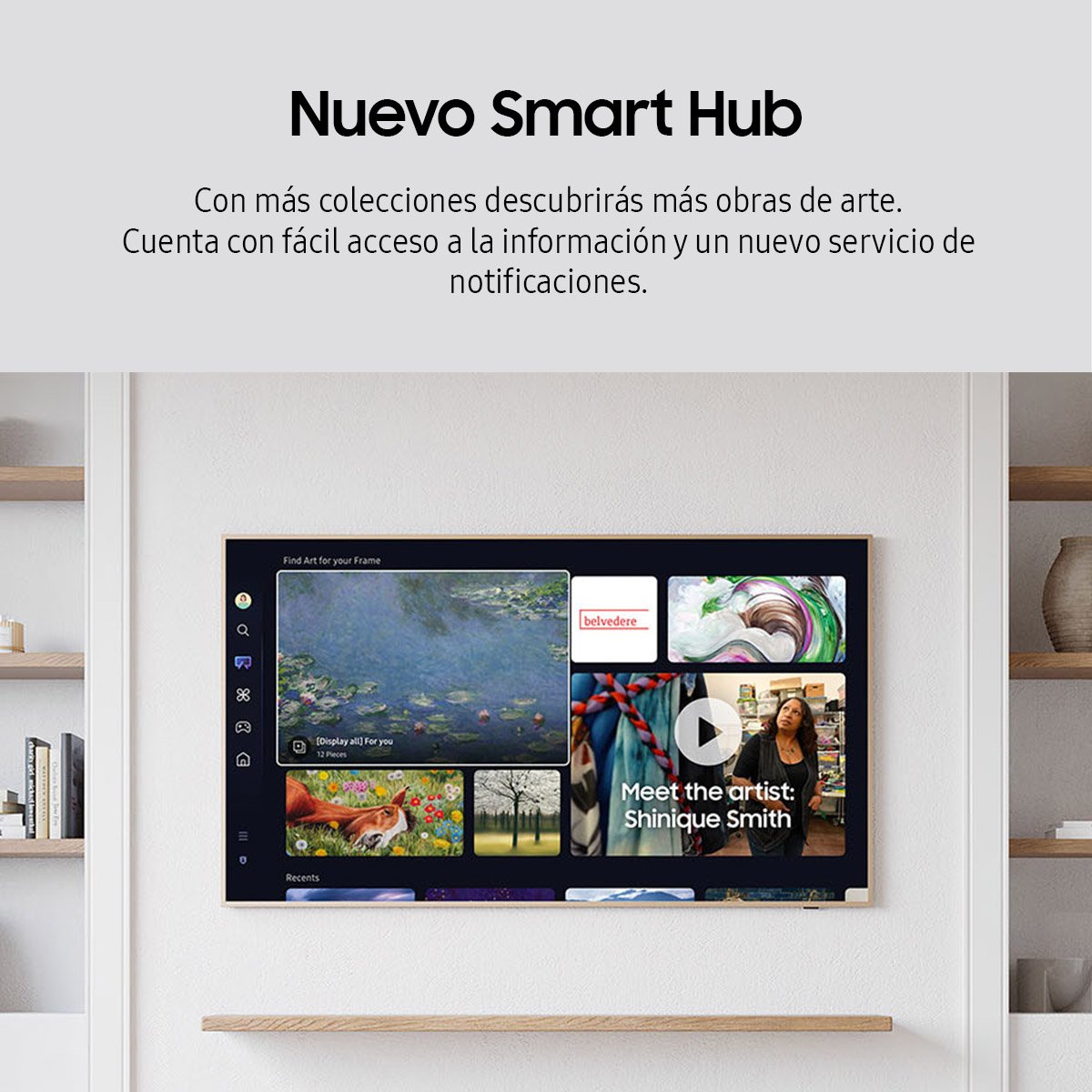 Pantalla Samsung 55 Pulgadas 4K The Frame Qn55Ls03Dafxzx