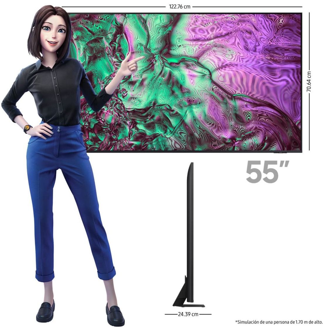 Pantalla Samsung 55 Pulgadas 4K Neoqled Qn55Qn85Dbfxzx