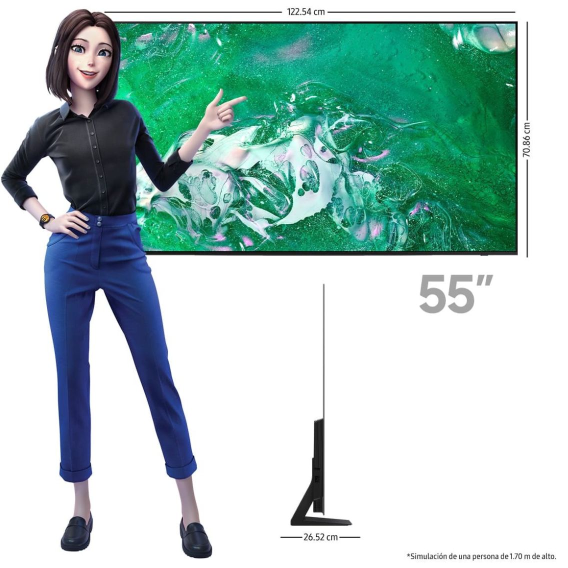 Pantalla Samsung 55 Pulgadas 4K Oled Qn55S90Dafxzx