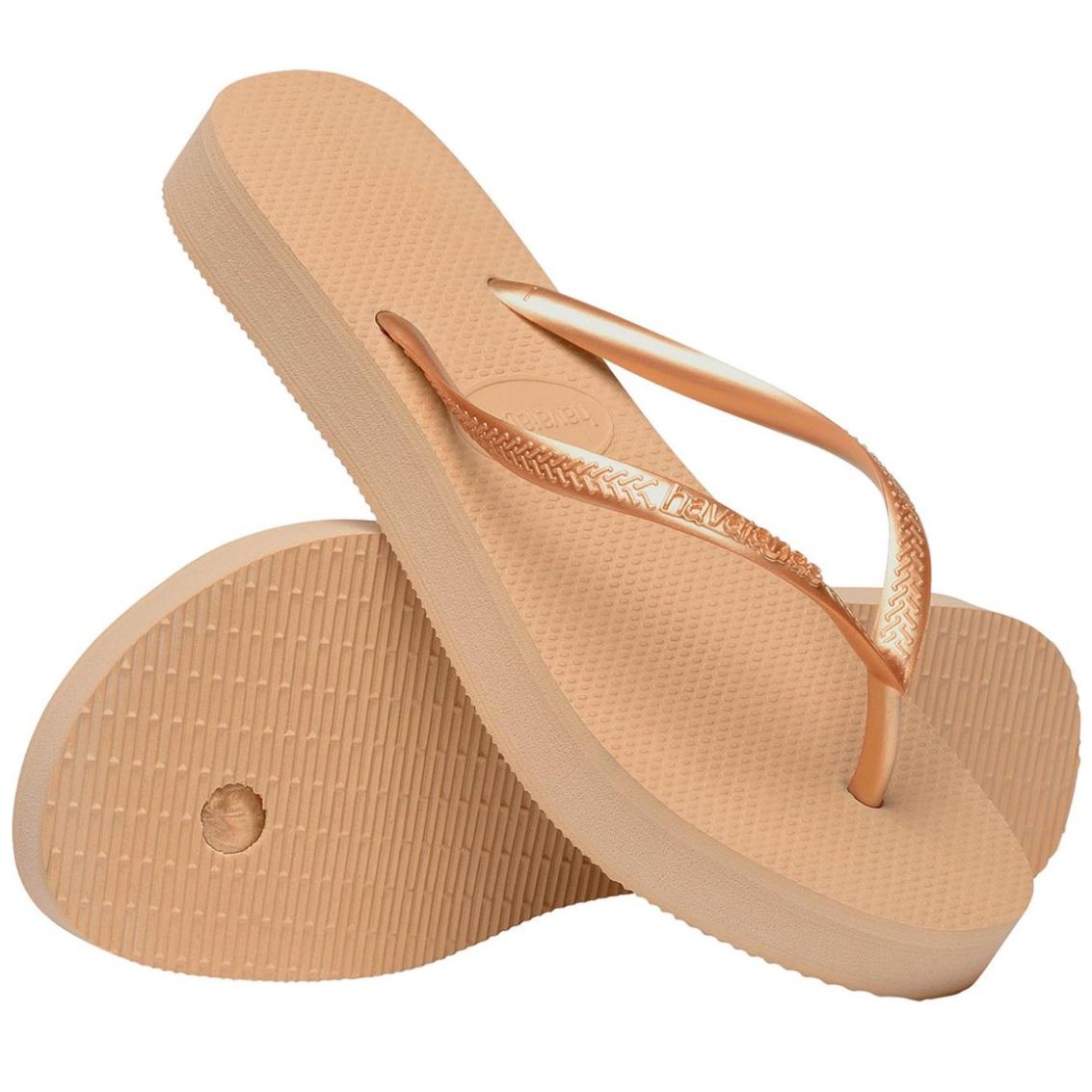 Sandalias Havaianas en Material de Caucho para Mujer