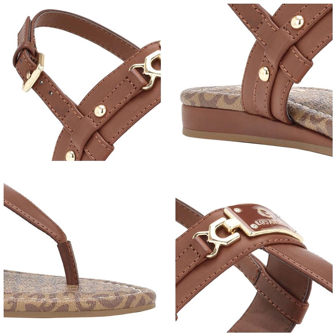 Sandalia G By Guess con Aplicación de Logotipo para Mujer