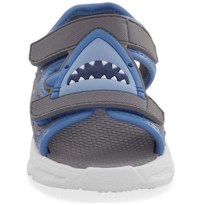 Sandalia Carters Tiburón Luz 11-17 Gris