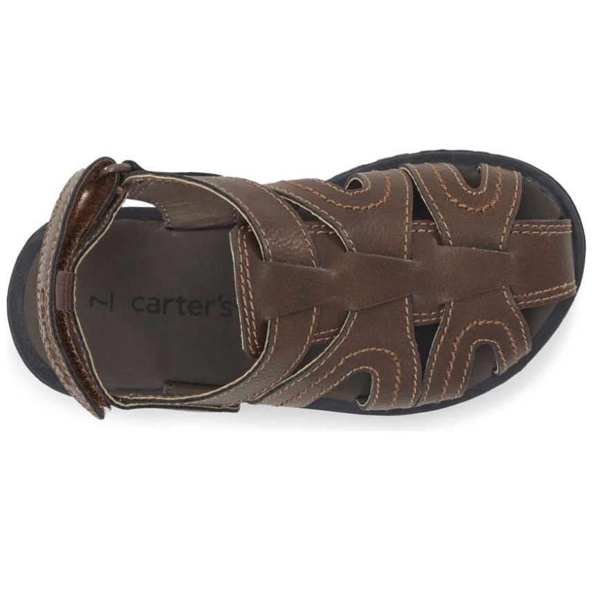 Sandalia Carters con Velcro 11-17 Café