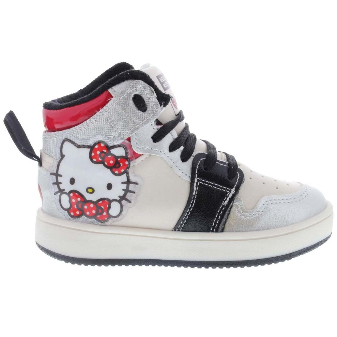 Tenis Bota Hello Kitty con Agujeta 15-19 Beige