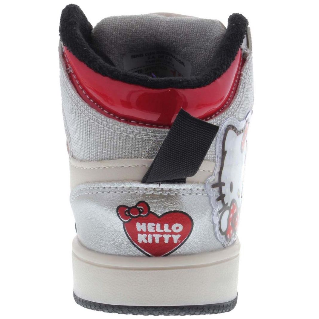 Tenis Bota Hello Kitty con Agujeta 15-19 Beige