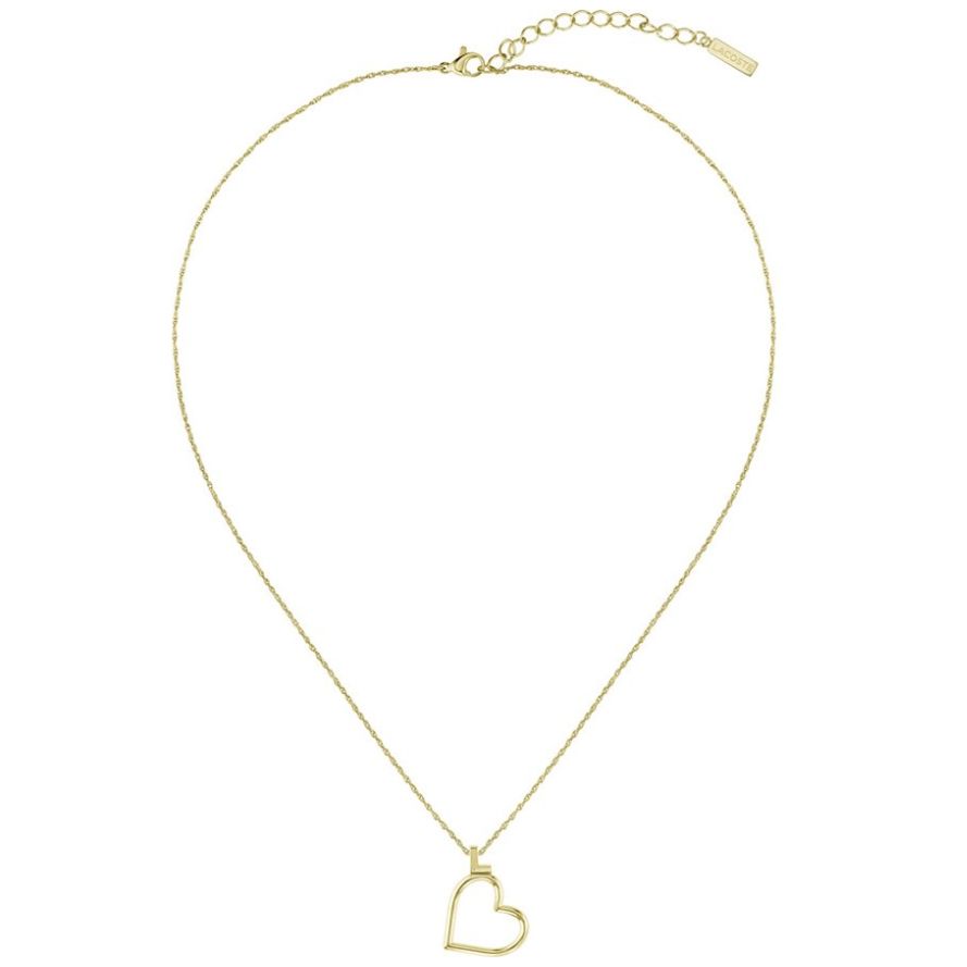 Collar  Lacoste de Acero Inoxidable  Dorado  para Mujer