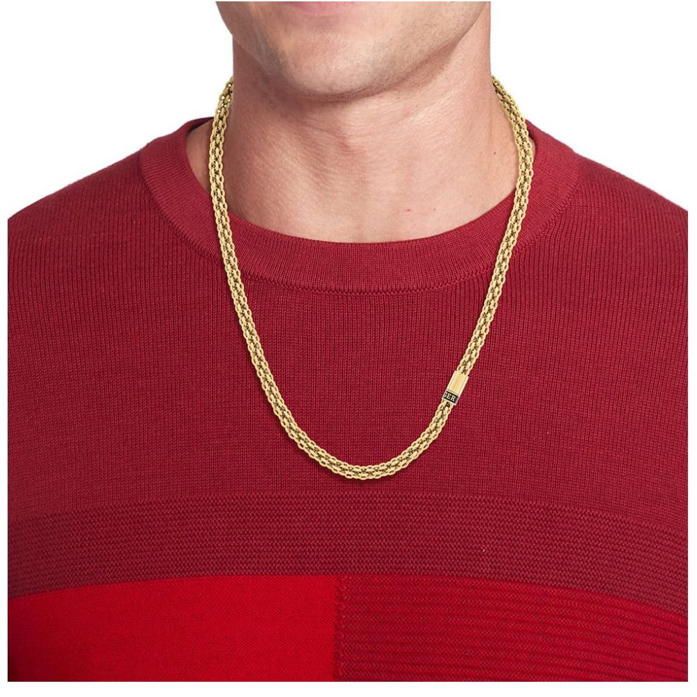 Collar Tommy Hilfiger de Acero Inoxidable  Dorado  para Mujer