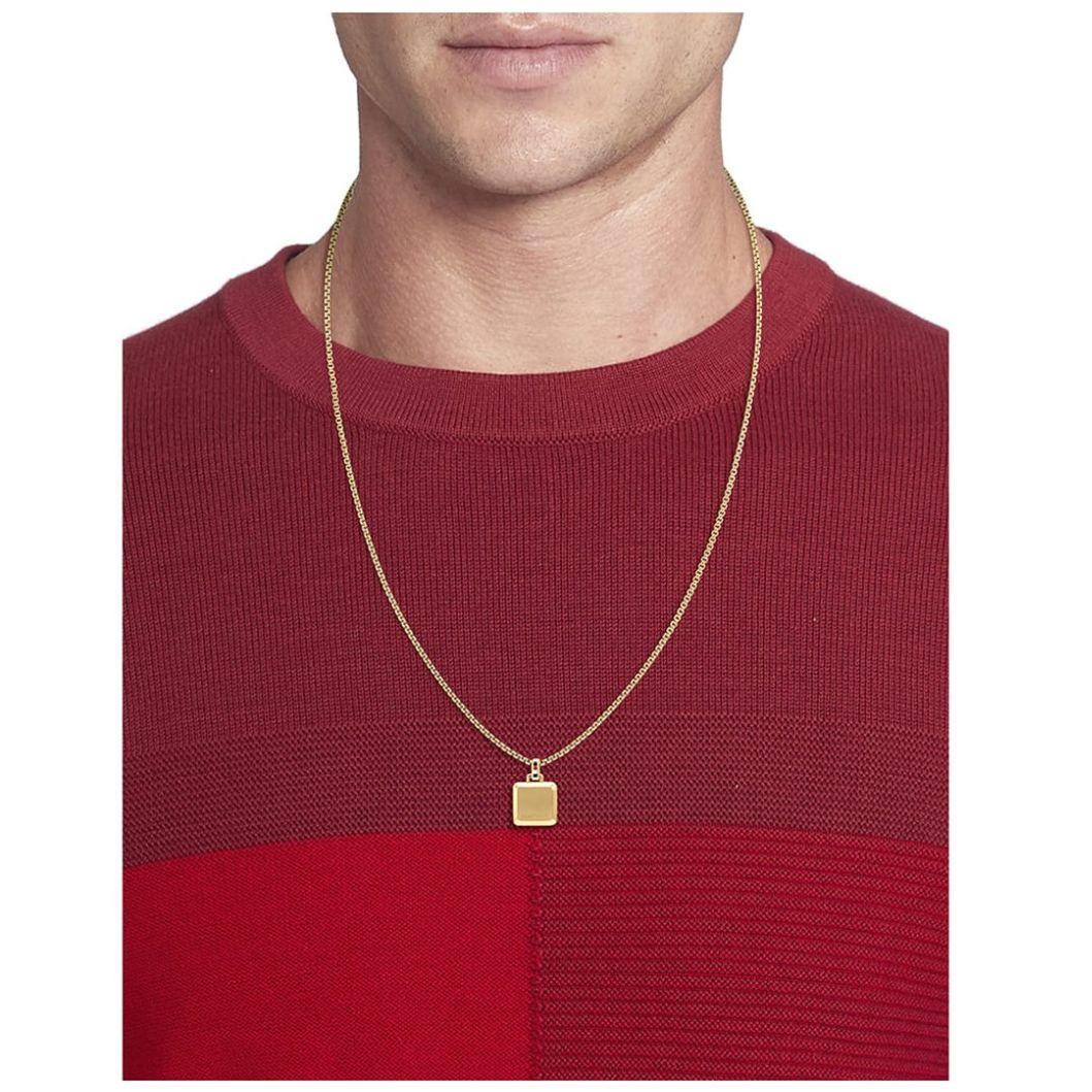 Collar Tommy Hilfiger de Acero Inoxidable  Dorado  para Mujer