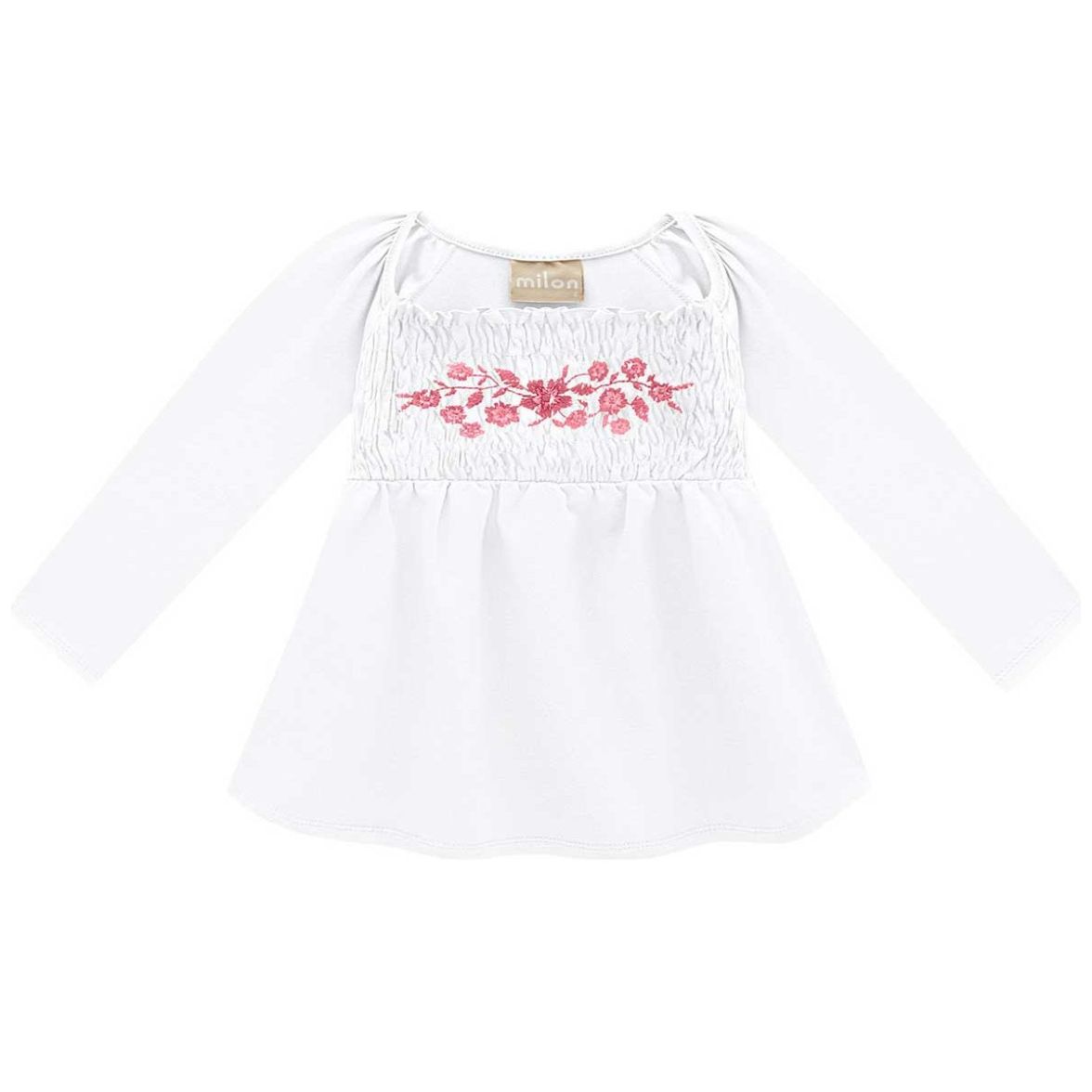 Blusa para Niña Manga Larga con Bordado Milon