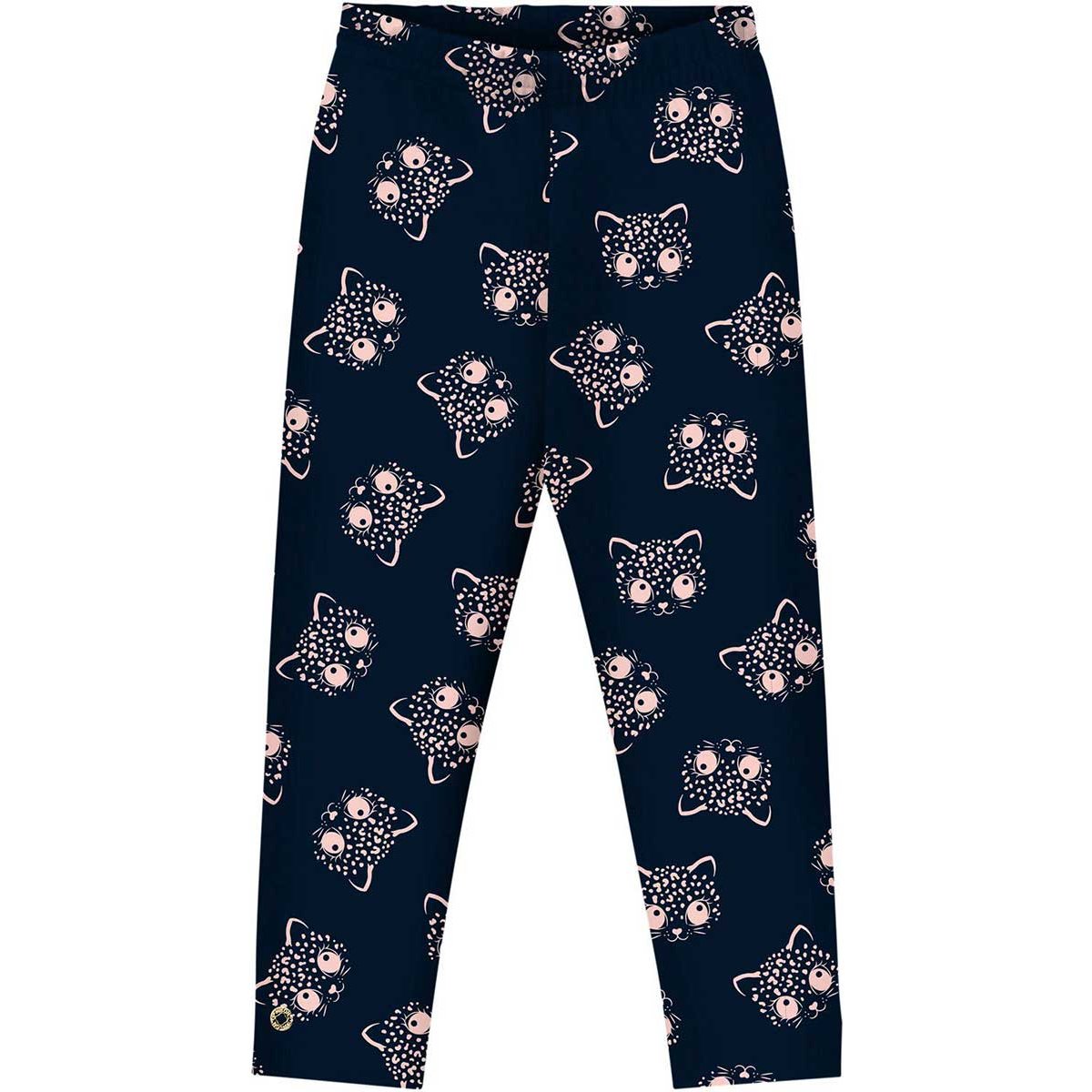 Legging para Niña Estampado Gato Milon