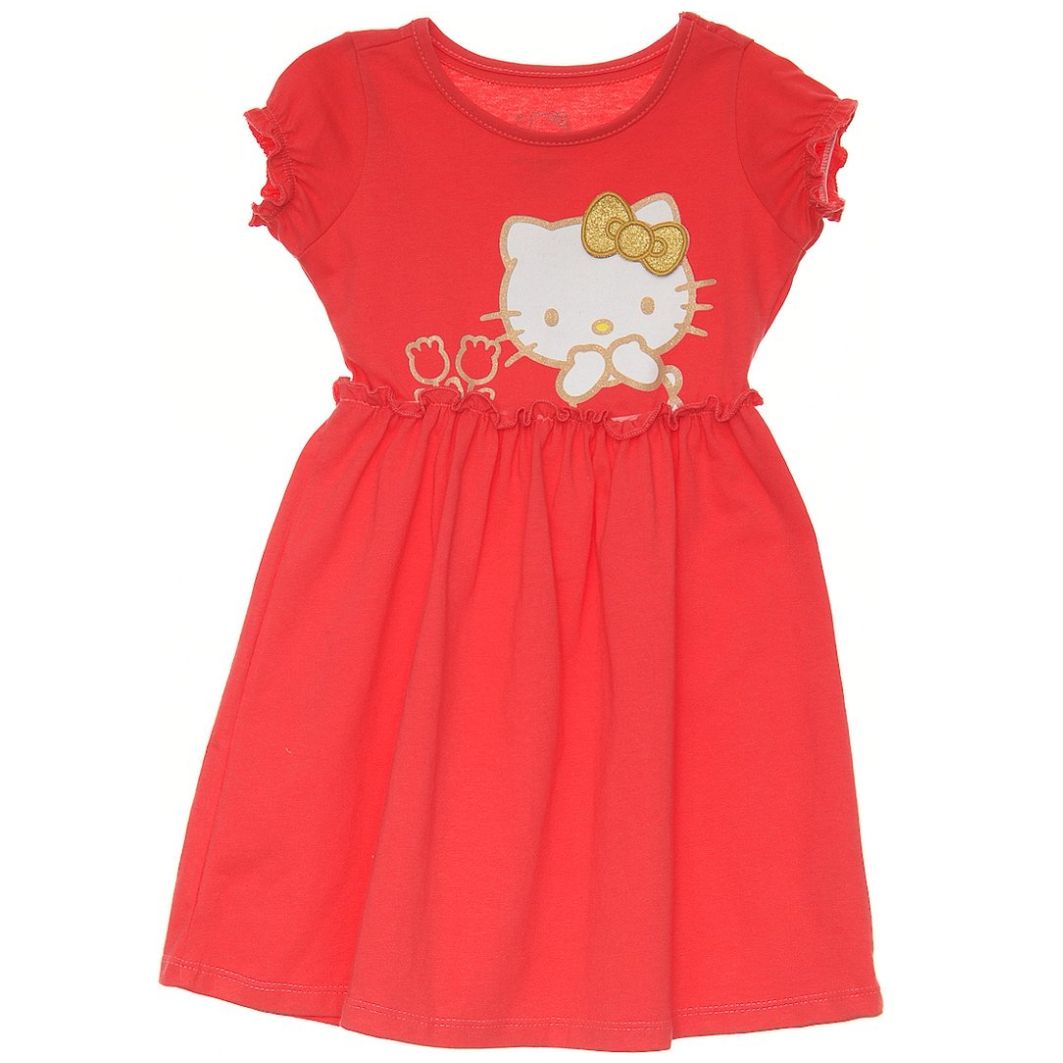 Vestido Manga Corta para Niña Hello Kitty