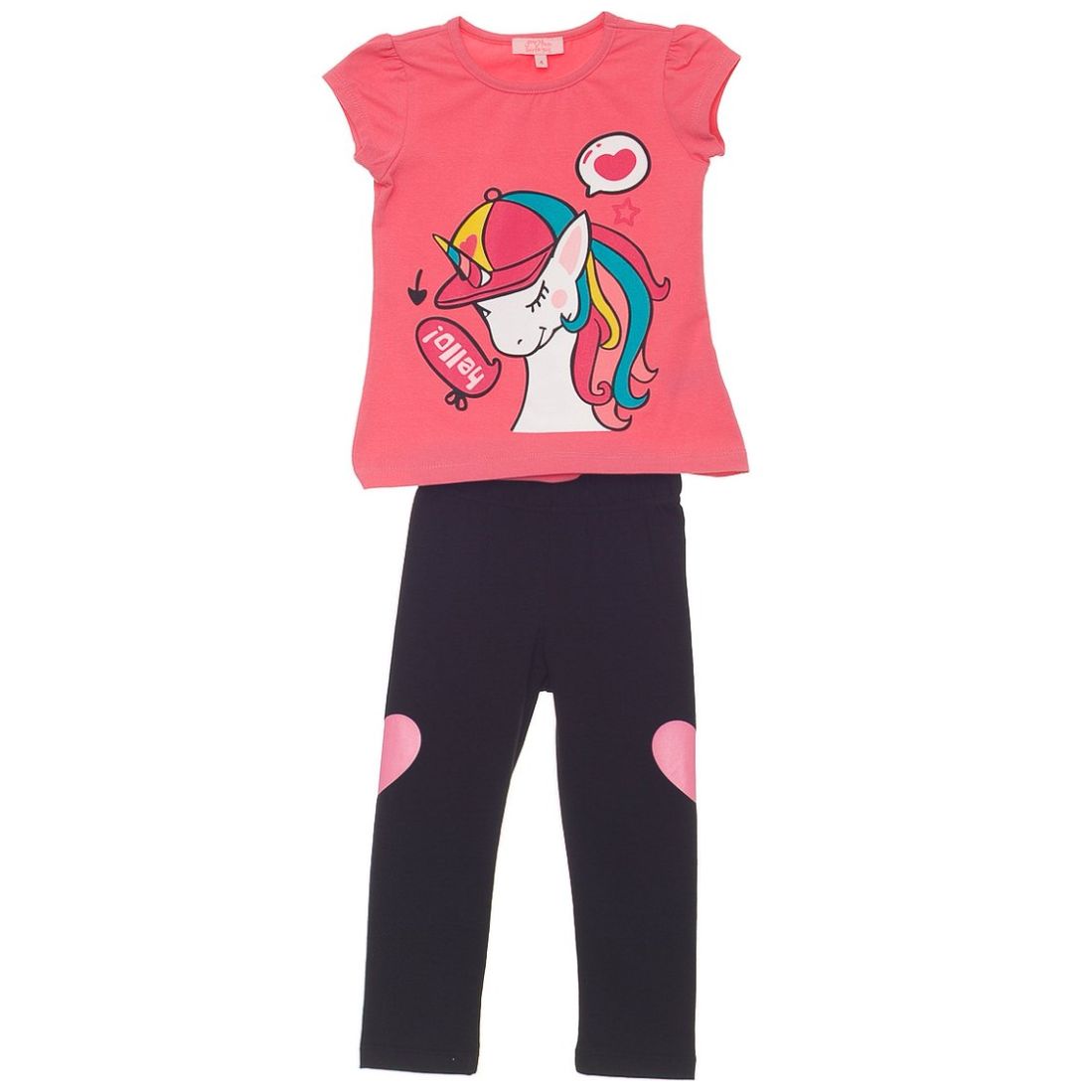 Conjunto Manga Corta para Niña Go Fun