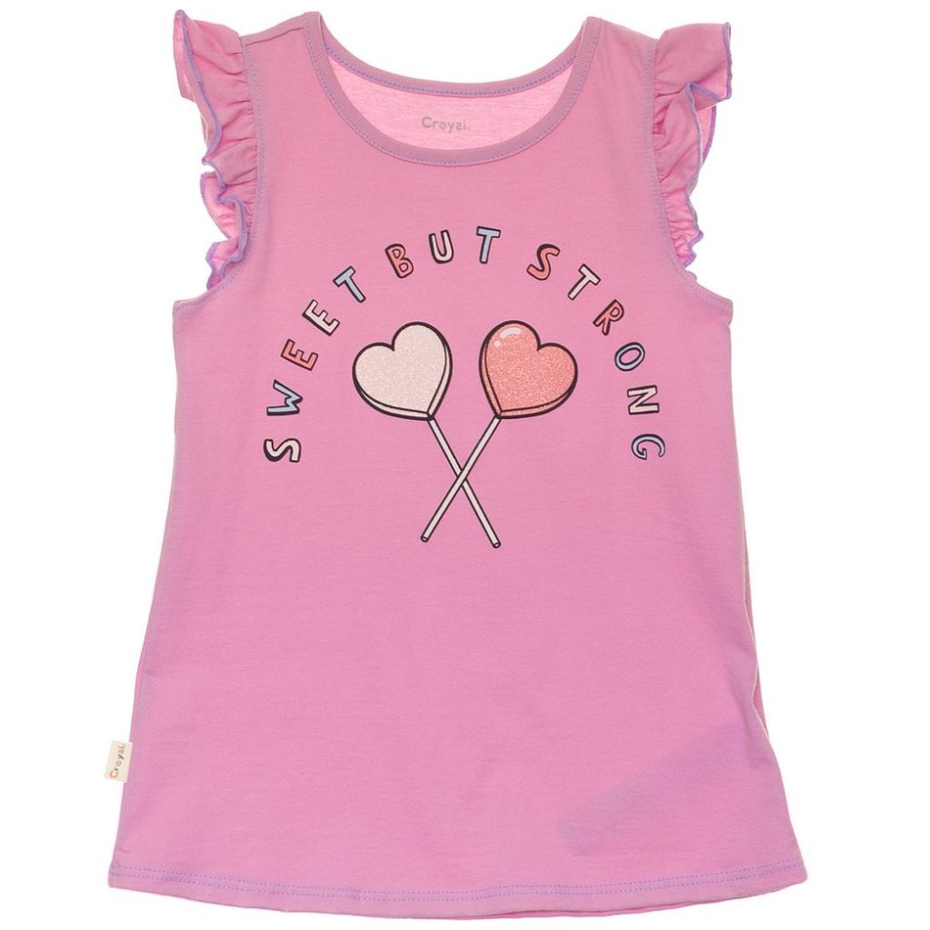 Playera Manga Corta para Niña Baby Creysi