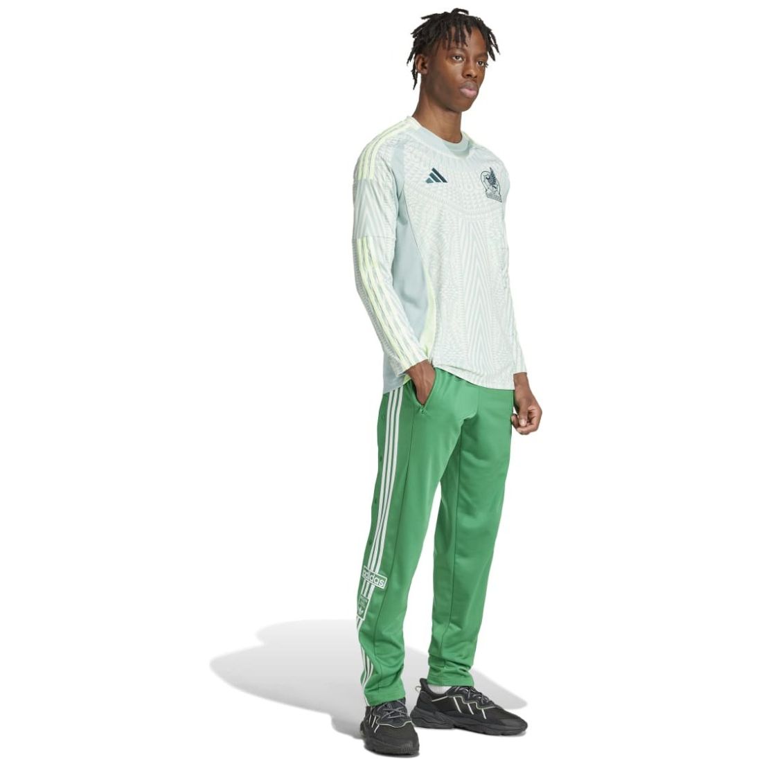 Jersey Visitante Selección Nacional de México 2024 Manga Larga Adidas para Hombre