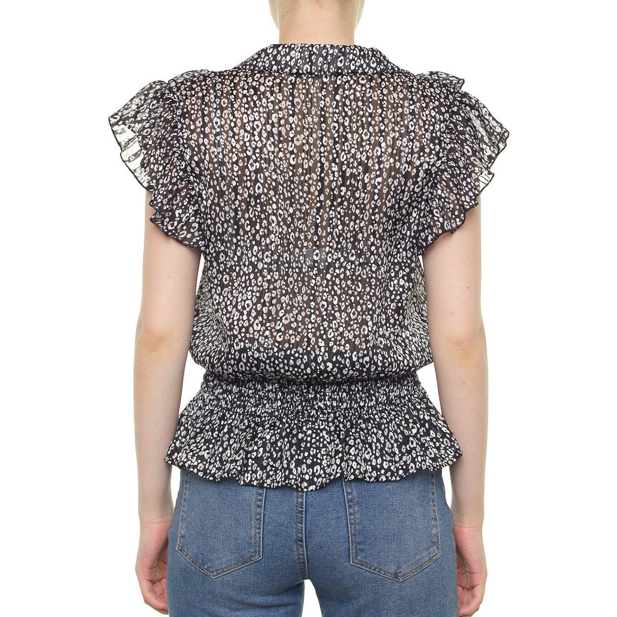 Blusa Estampada con Detalle de Smock para Mujer Philosophy