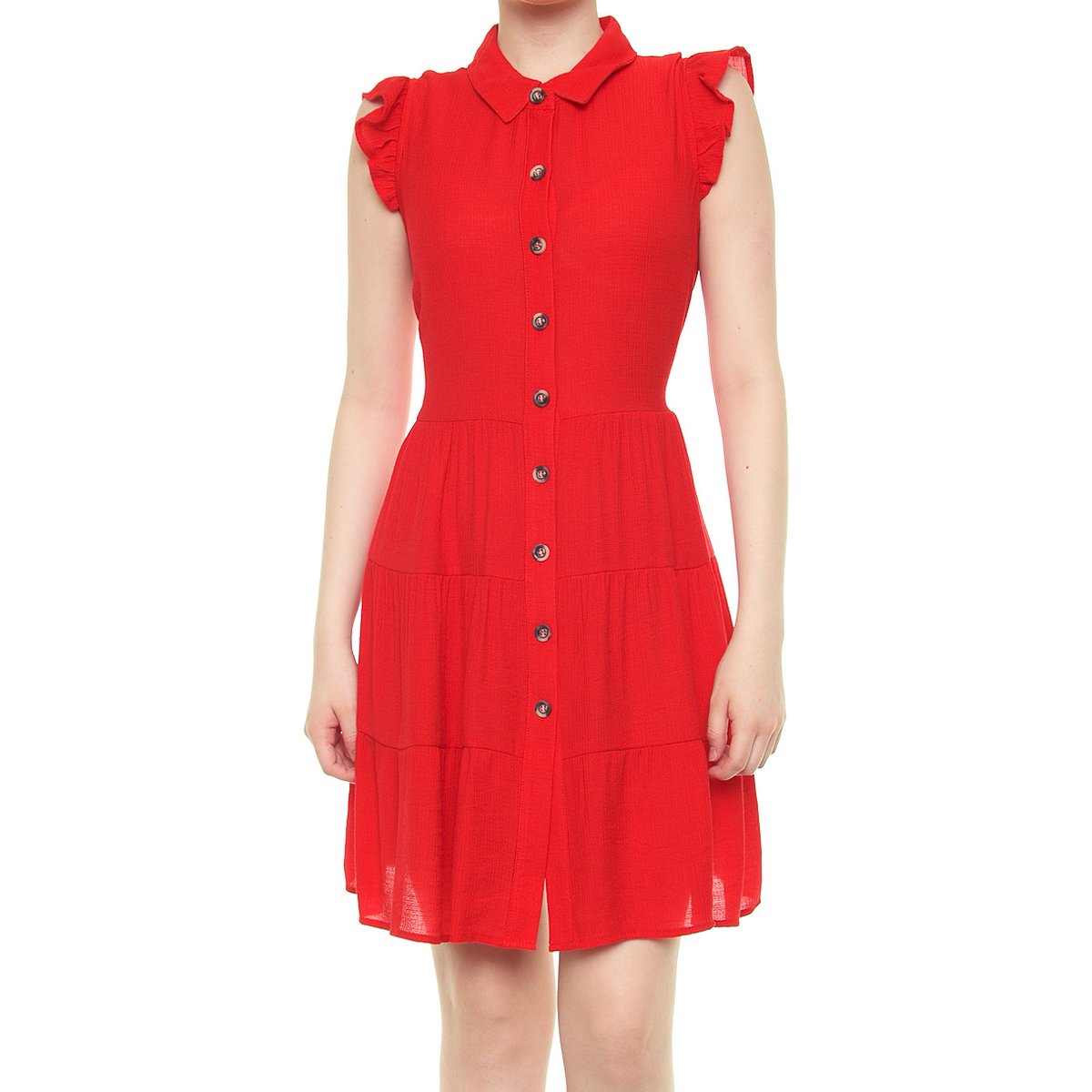 Vestido Corto con Olanes para Mujer  Philosophy