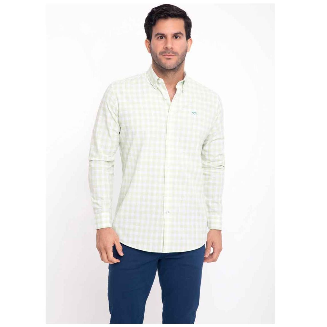 Camisa Oscar de la Renta a Cuadros para Hombre