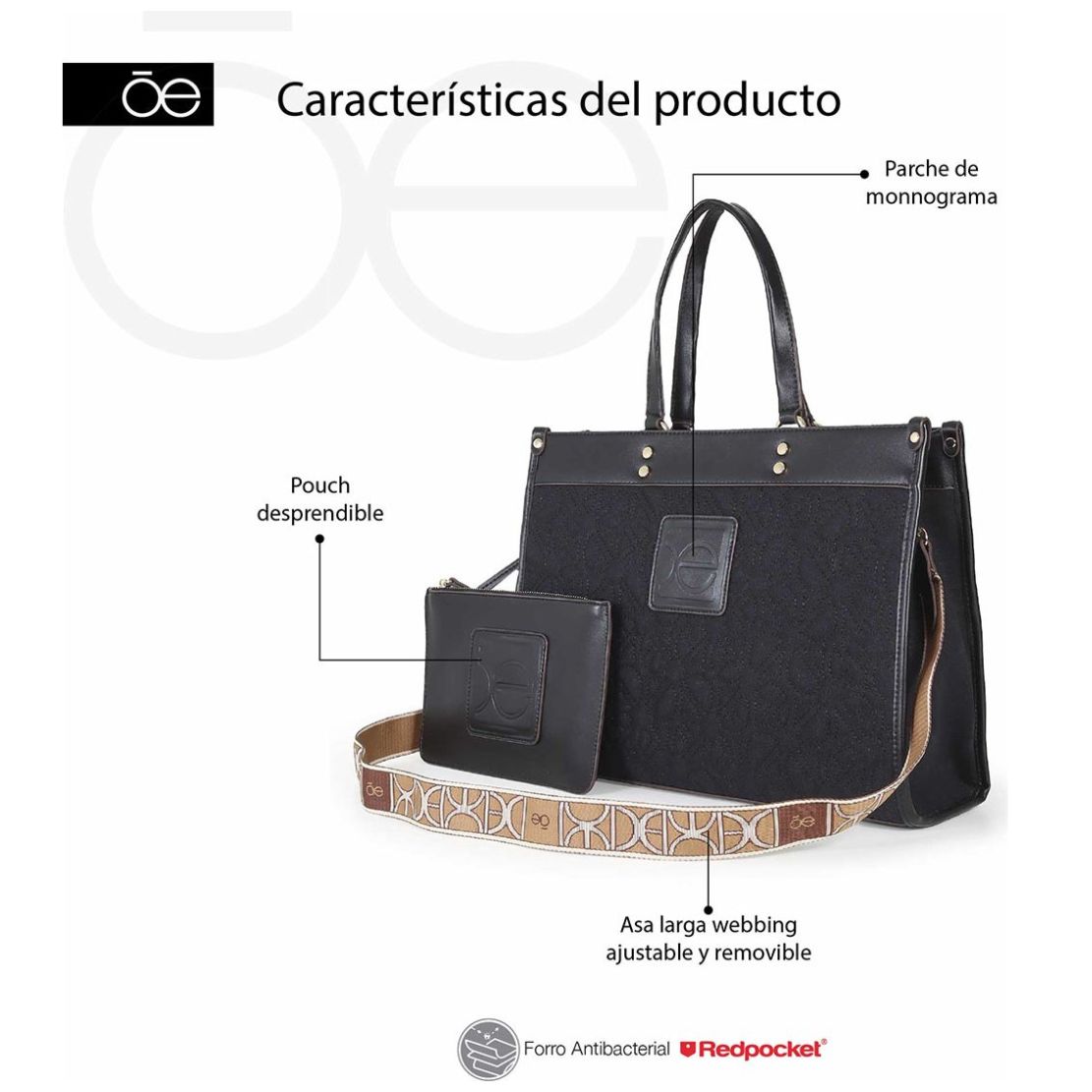 Bolso Tote Cloe para Mujer