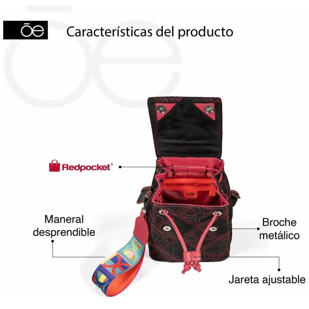 Bolso Backpack Cloe para Mujer